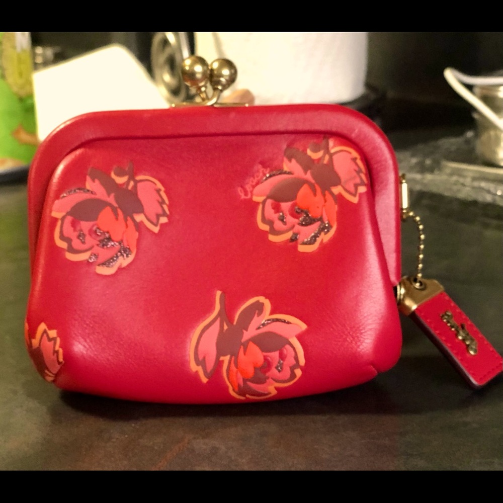 Coach 1941 kisslock coin purse